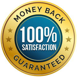 100% Satisfaction Money Back Guarantee badge